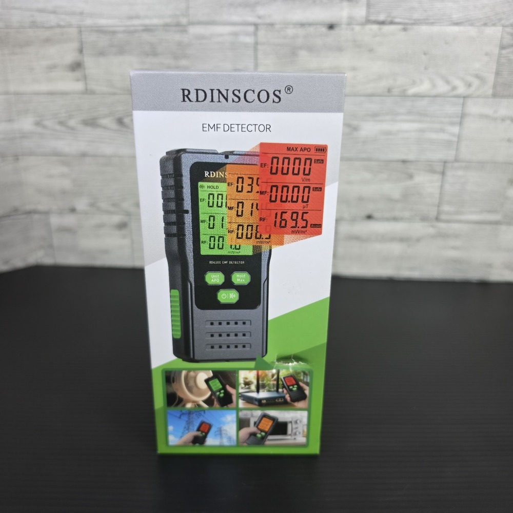 EMF Detector, Detect 3 Types of Electromagnetic‎ Radiation Field in 1 Meter NIB